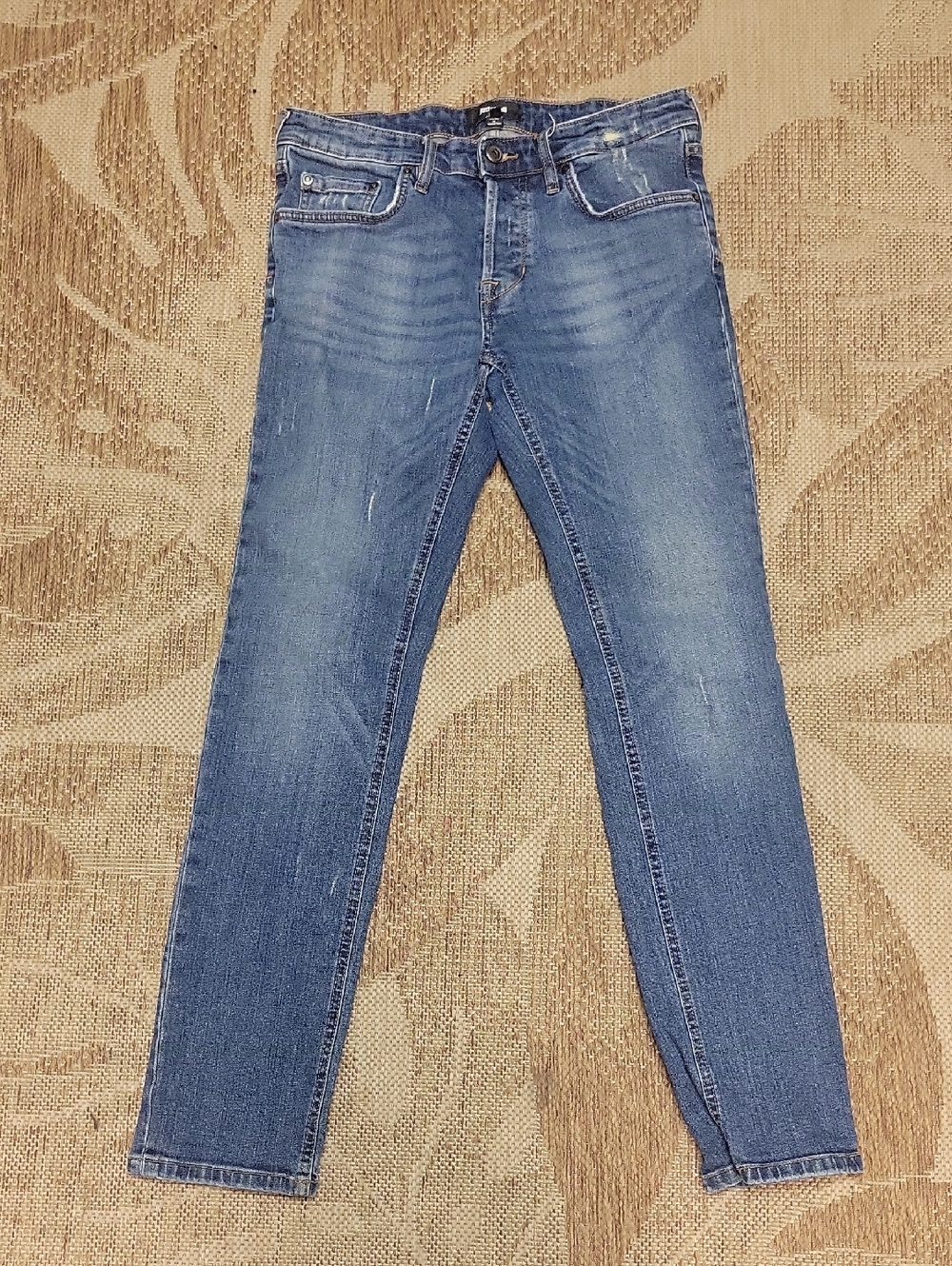 Men's Slim Fit Blue Jeans